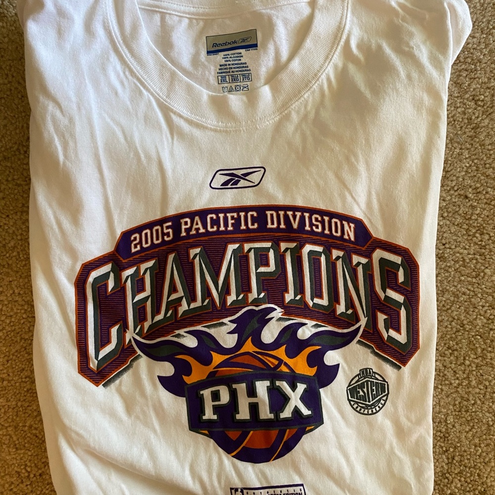 New Phoenix Suns 2005 Division Champions Locker Room Edition T-Shirt 2XL